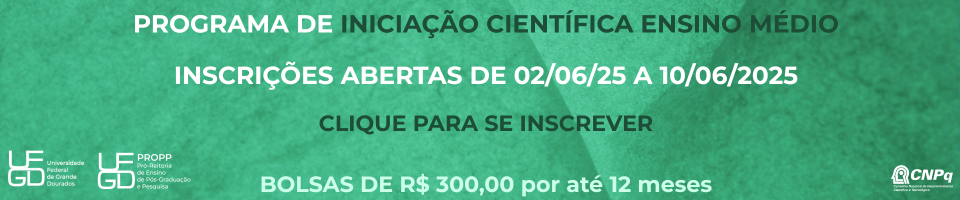 Programa de Iniciação Científica PIBIC EM